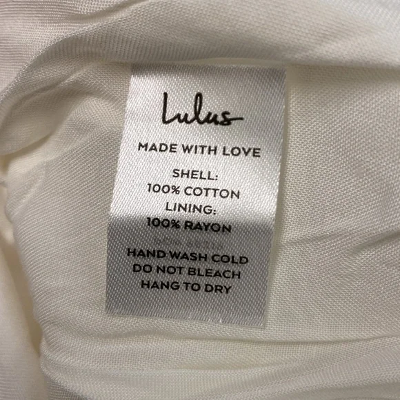 New! Lulus Wishing for Sunshine White Maxi Dress size Medium - Picture 8 of 15